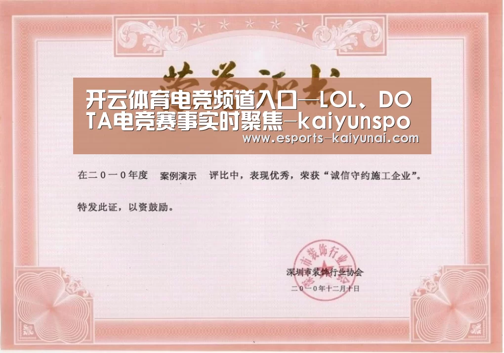 荣誉证书二